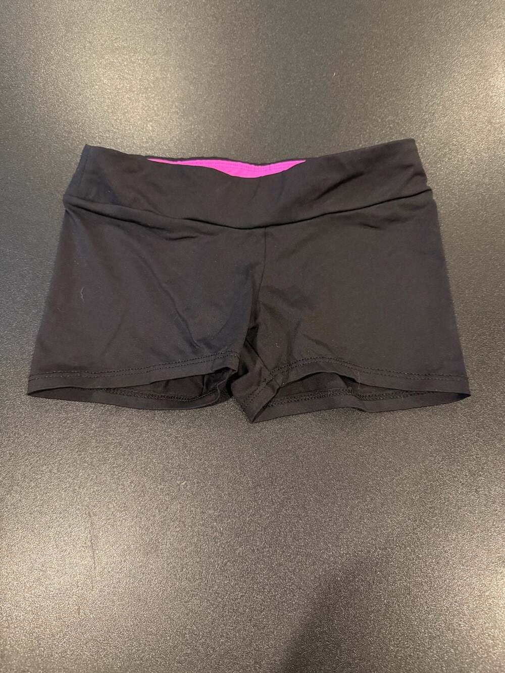 Lucky & Me Girls Dana Dance & Gymnastics Shorts Black/Pink sz 7/8